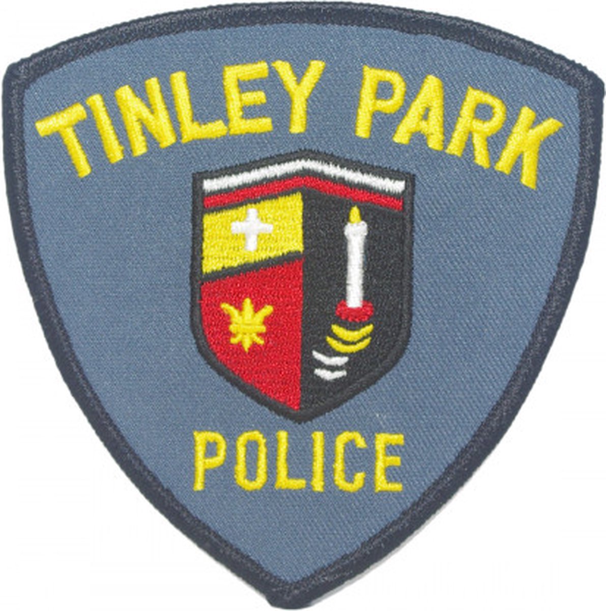 Tinley Park Police geborduurde patch embleem | Opnaai